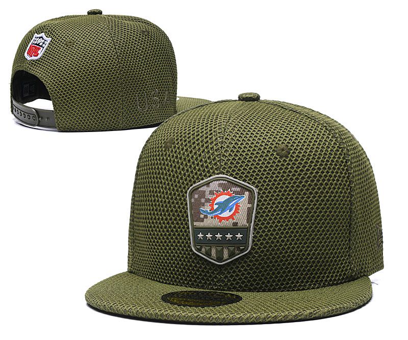 2020 NFL Miami Dolphins Hat 20209151->nfl hats->Sports Caps